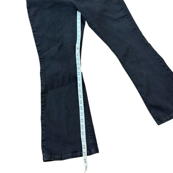 Levis 725 High Rise Bootcut Gray Black Denim Jeans Women’s 33 Western Cowgirl - Picture 11 of 11